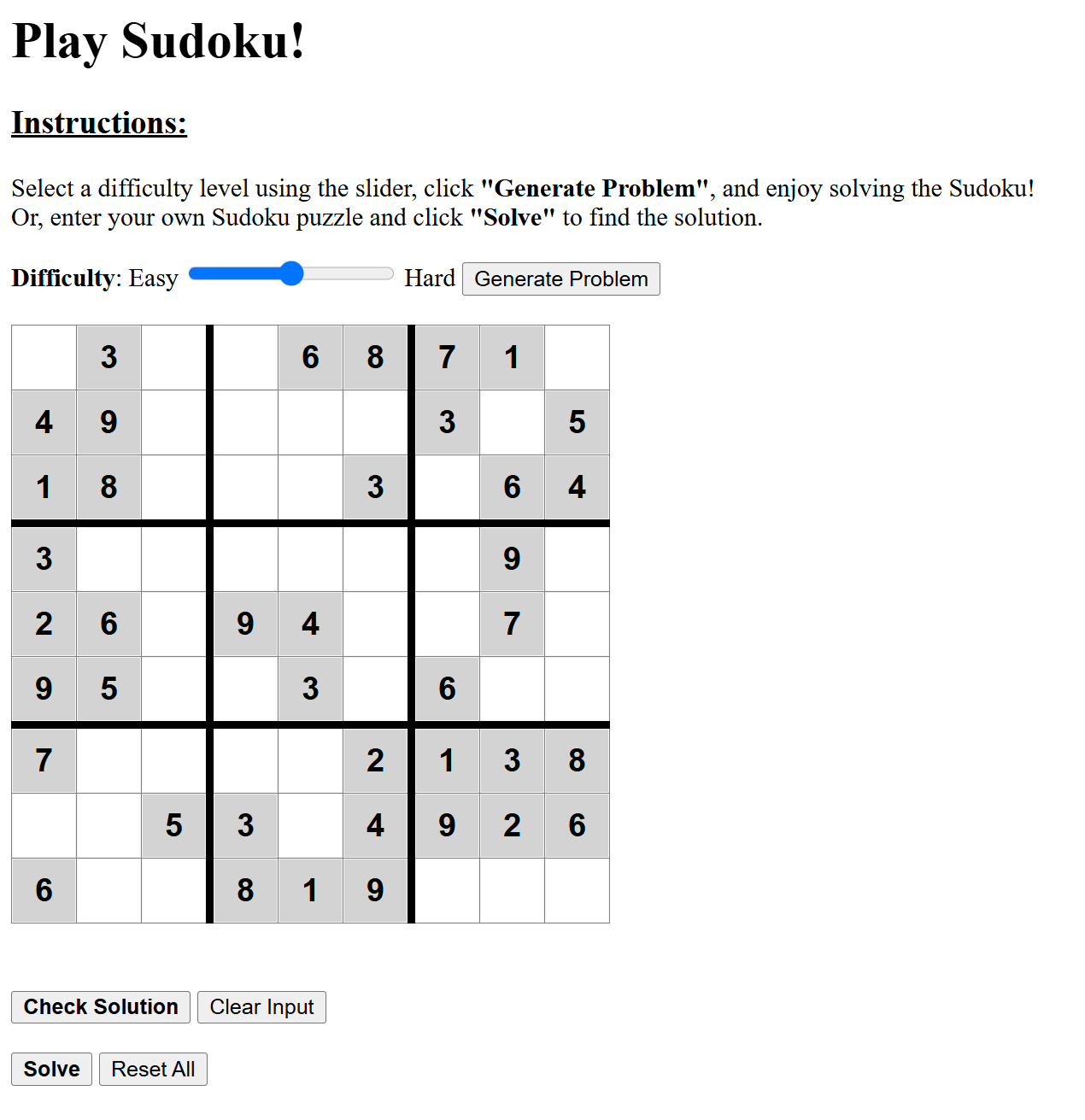 Sudoku